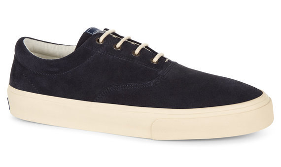 mens navy suede trainers