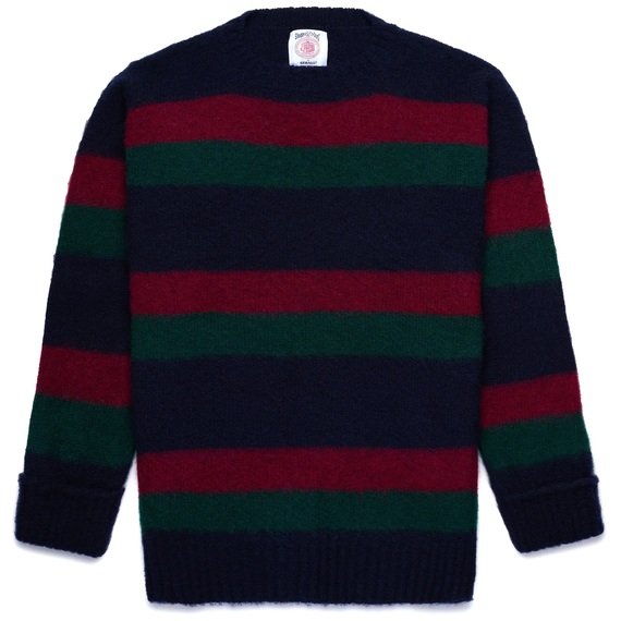 View the Shaggydog Stripe Sweater online at Sebago