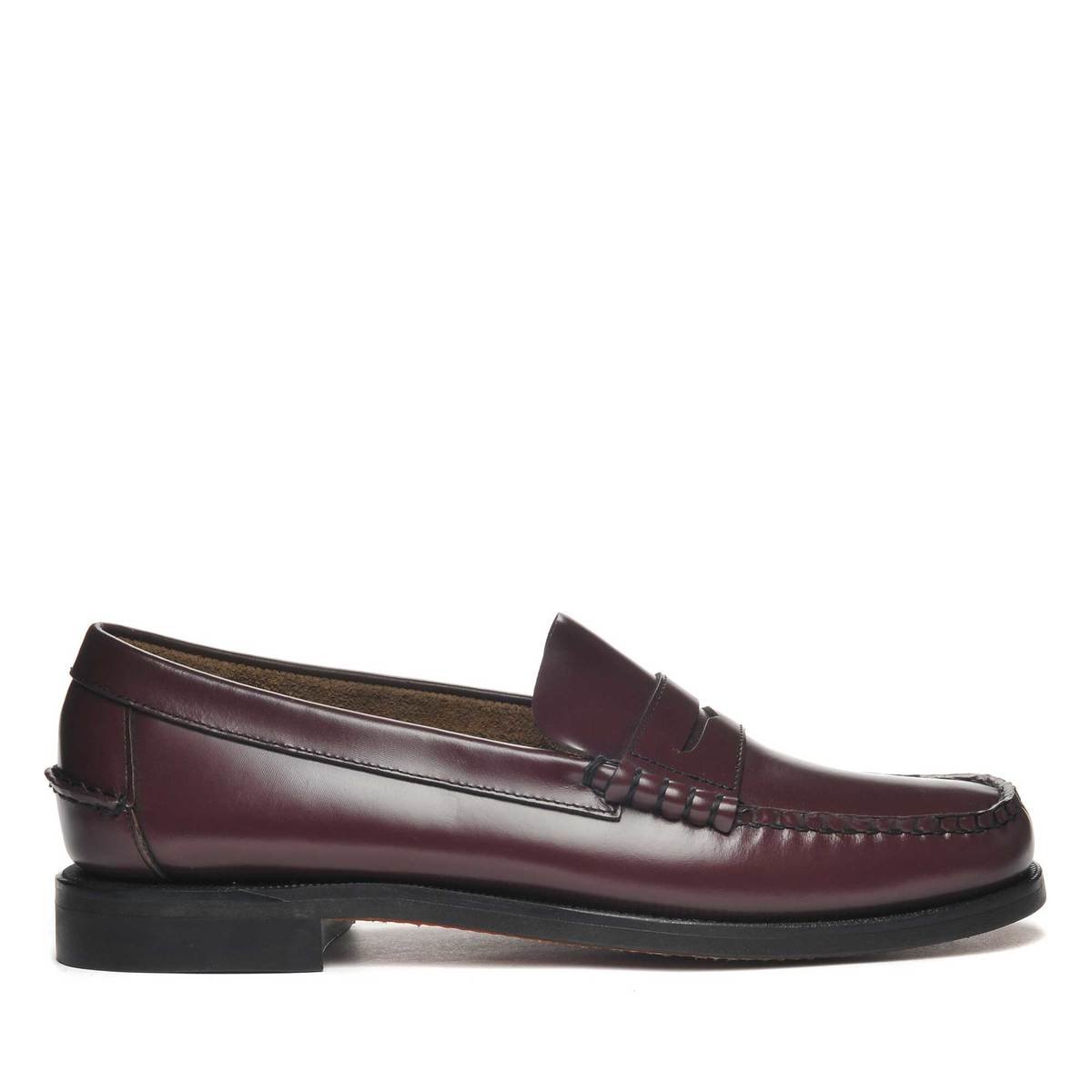 Mens Classic Dan Leather Loafer Garnet - Mens Sebago® Shoes