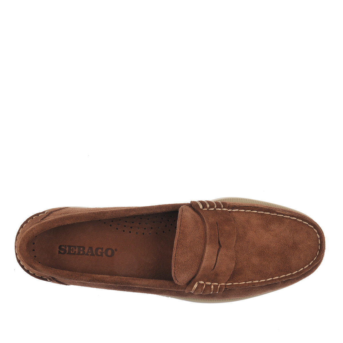 Mens Dan Boat Flesh Out Loafer Dk Brown - Mens Sebago® Shoes