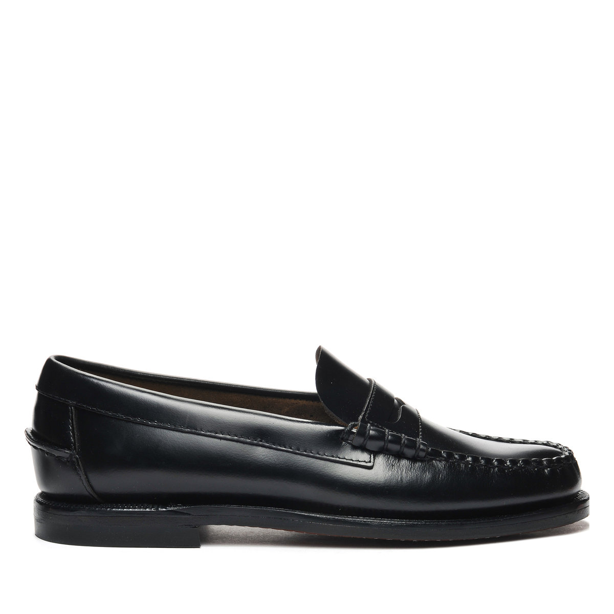 Womens Womens Classic Dan Leather Loafer Black - Womens Sebago® Shoes